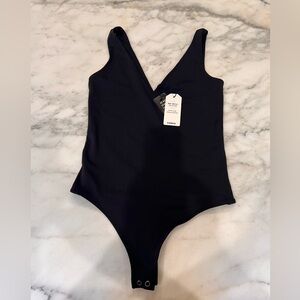 Body contour collection thong v-neck bodysuit